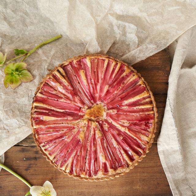 rhubarb tart
